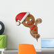 Christmas gingerbread man Wall Decal