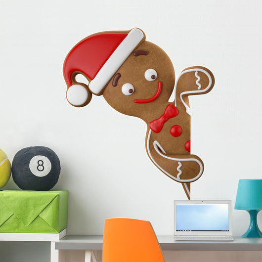 Christmas gingerbread man Wall Decal