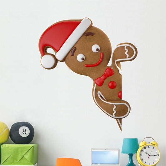 Christmas gingerbread man Wall Decal