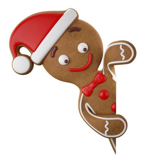 Christmas gingerbread man Wall Decal