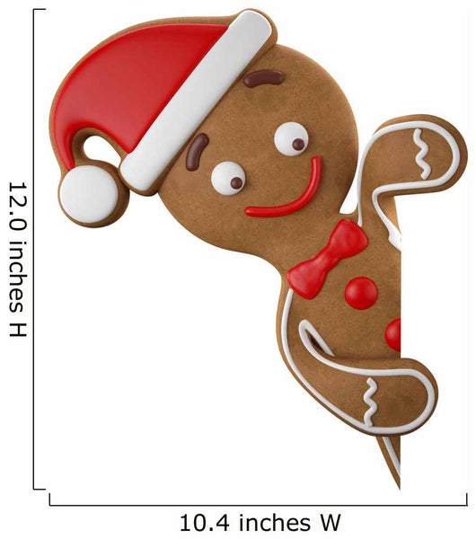 Christmas gingerbread man Wall Decal