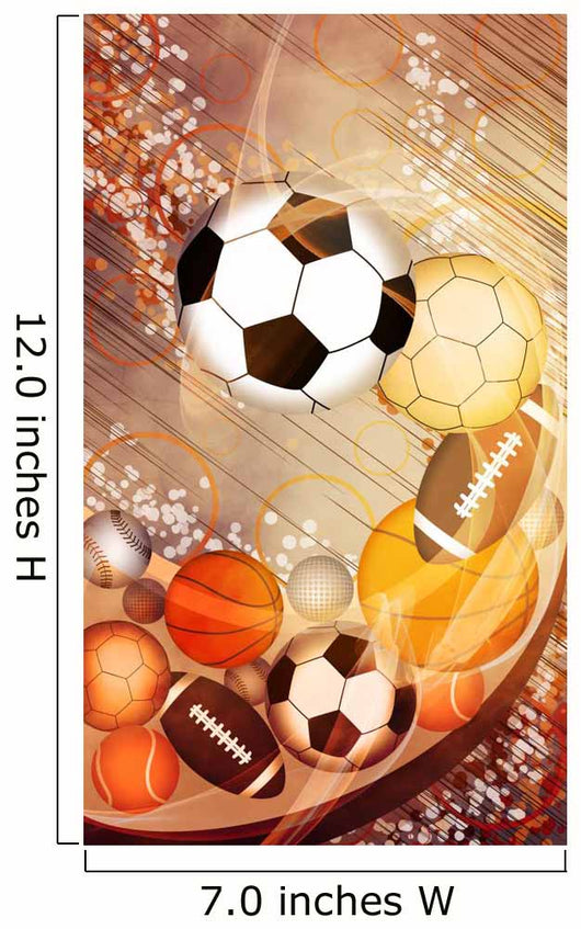 Sport balls background Wall Mural