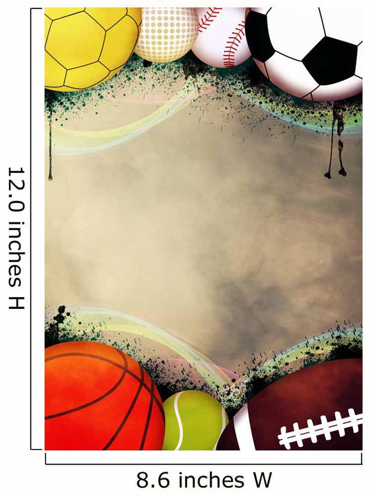 Sport balls background Wall Mural