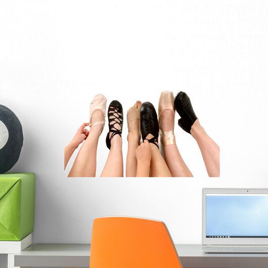 Feet and Dance Shoes Wall Decal