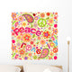 Hippie wallpaper Wall Mural