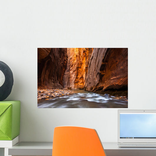Glowing Sandstone Wall Narrows