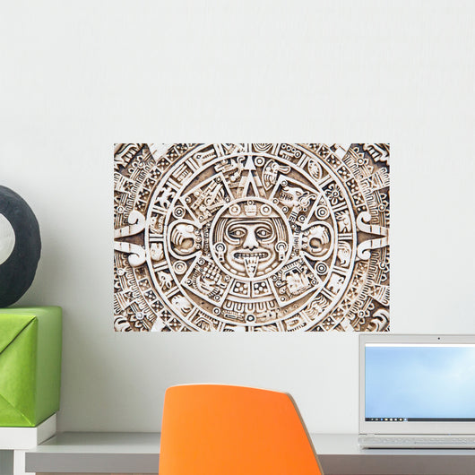 Maya sun Wall Mural