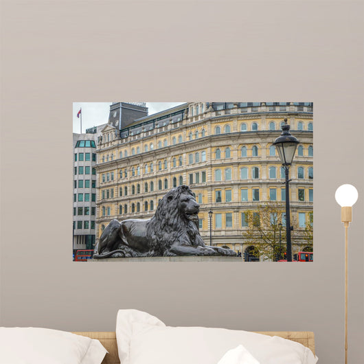 Trafalgar Square London UK during winter Wall Mural