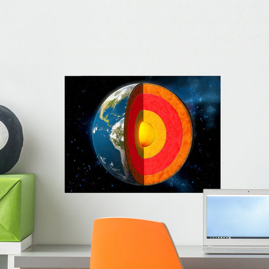 Earth core Wall Mural