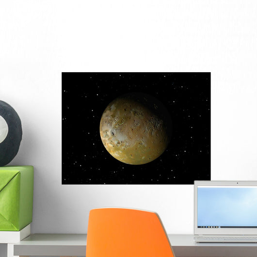 Illustration Jupiter Moon Io Wall Mural