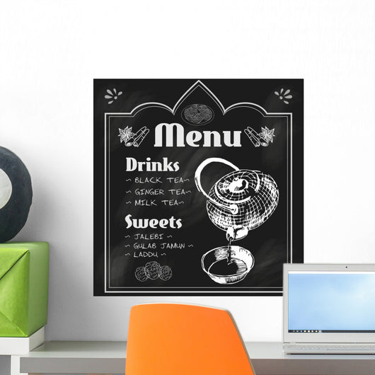 Teapot and Teacup Blackboard