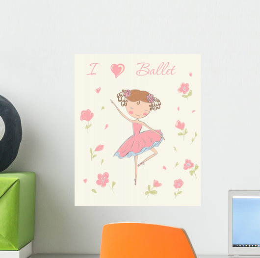 Ballerina with Flowers