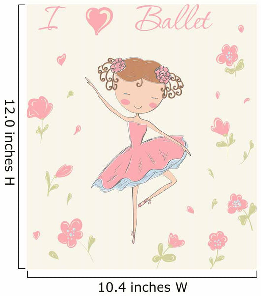 Ballerina with Flowers