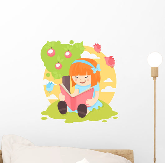 Girl Reading Book