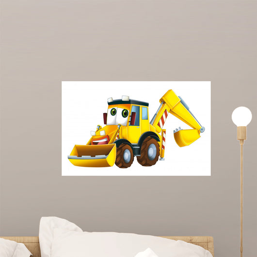 Excavator Illustration for Children