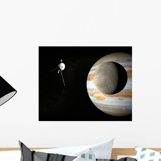 Satellite Europa, luna di Giove, spazio sonda voyager Wall Mural