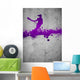 Grunge Lacrosse Background Wall Mural