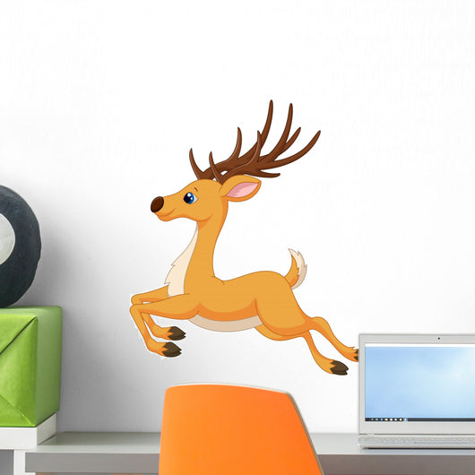 Cartoon Deer Running