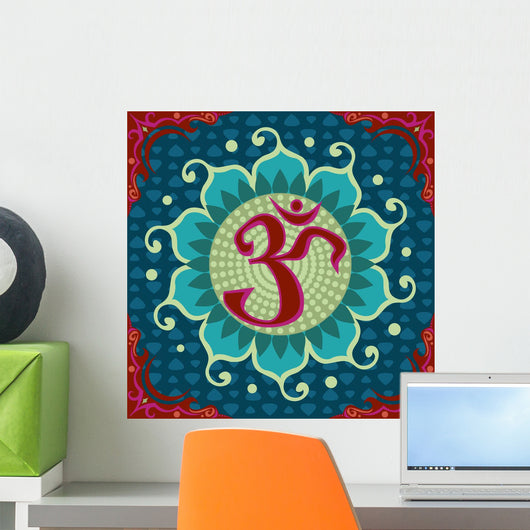 lotus aum Wall Mural
