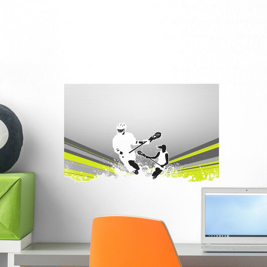 Lacrosse background Wall Mural