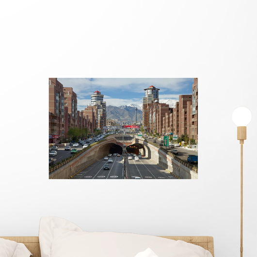 Cars Passing Through Tohid Tunnel of Tehran Wall Mural
