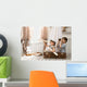 Boys in the image of sailors playing in her room Wall Mural