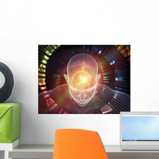 Glow of the mind Wall Mural