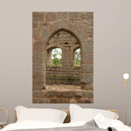 Castle window Wall Mural