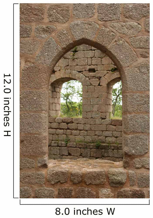 Castle window Wall Mural