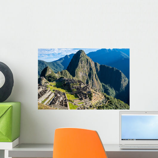 Machu Picchu ruins peruvian Andes Cuzco Peru Wall Mural