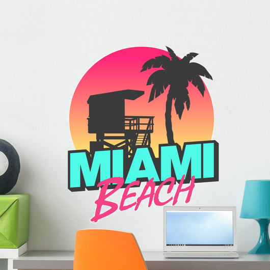 Miami Beach Wall Decal
