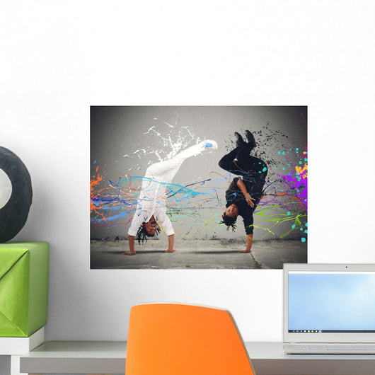 Capoeira fight Wall Mural