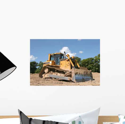 Bulldozer Wall Mural