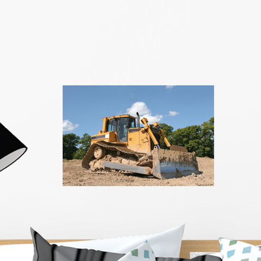 Bulldozer Wall Mural
