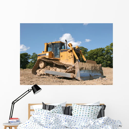 Bulldozer Wall Mural