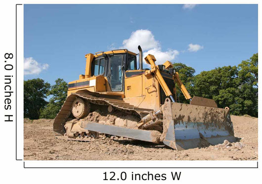 Bulldozer Wall Mural