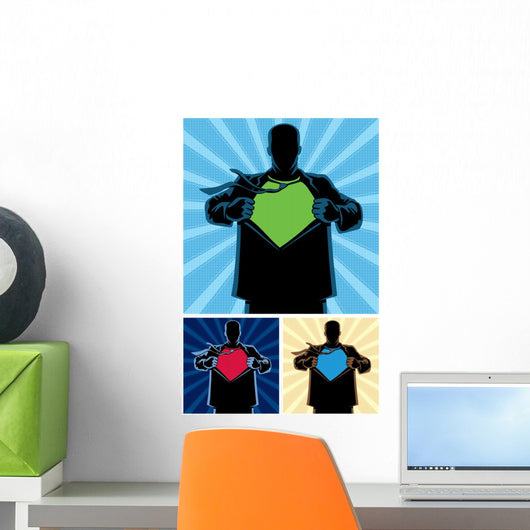 Superhero Under Cover 2 Wall Mural