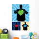 Superhero Under Cover 2 Wall Mural