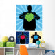 Superhero Under Cover 2 Wall Mural