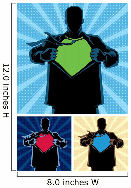 Superhero Under Cover 2 Wall Mural