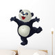 dancing panda Wall Decal