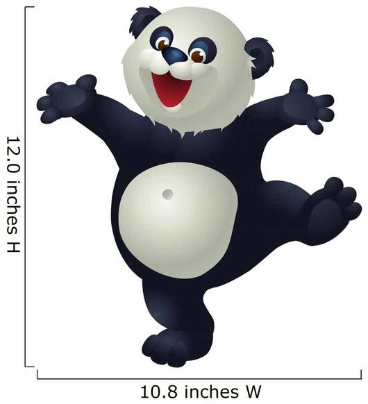 dancing panda Wall Decal