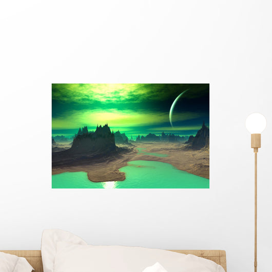 fantasy alien planet Wall Mural
