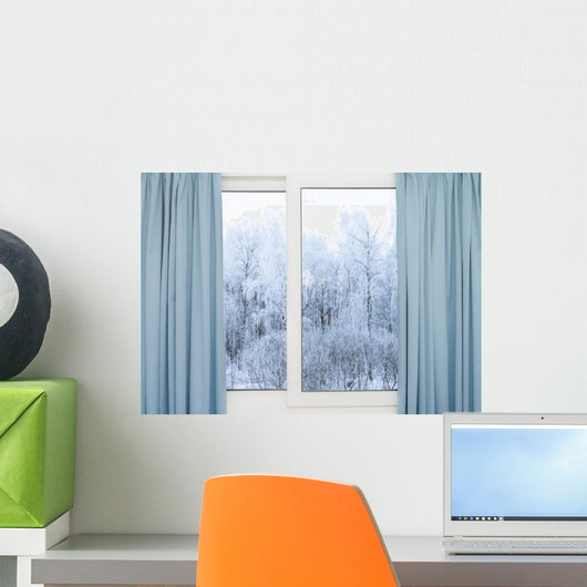 view from the window on the Wall Mural