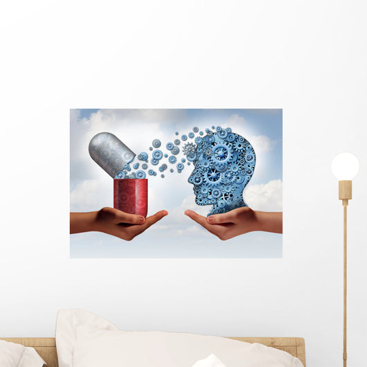 Brain Mredicine Wall Mural