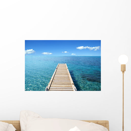 Deserted island Wall Mural