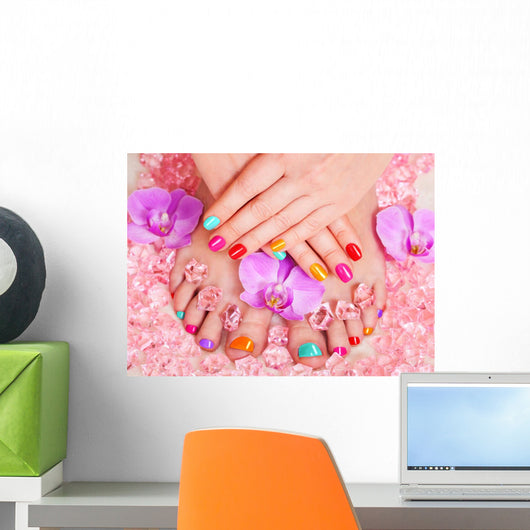 manicure and pedicure Wall Mural
