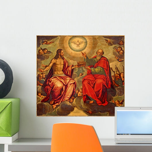 Seville - The Holy Trinity paint in Anunciacion church Wall Mural