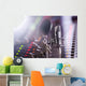 Studio Mischpult und Profi Mikrofon Wall Mural