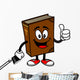 Bible School Mascot with Thumbs Up Wall Decal